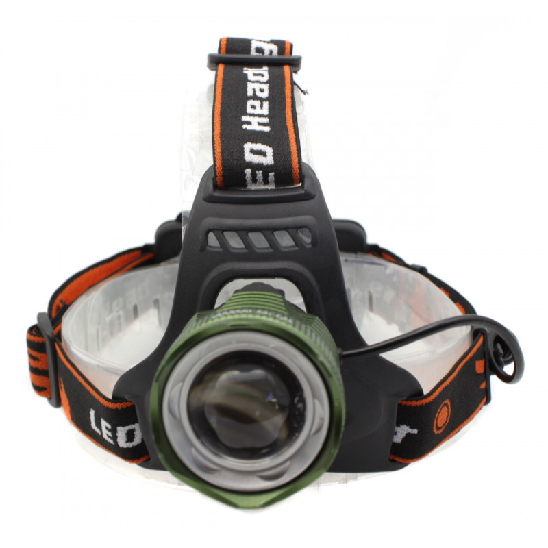 Налобный фонарь Bailong BL-2189, PL102, ЗУ micro usb, T6, Zoom