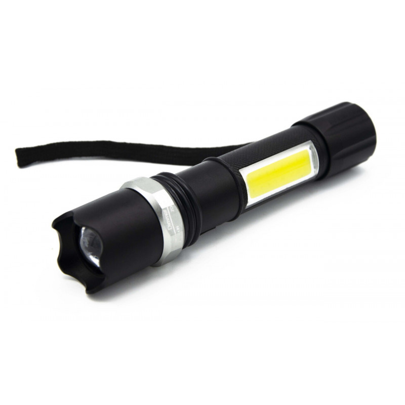 Ручний ліхтар Police BL-W546, 1х18650, 1XPE+COB, ЗУ microUSB, 7410