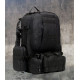 Рюкзак Тактичний з підсумками B08 Black 55L 8142