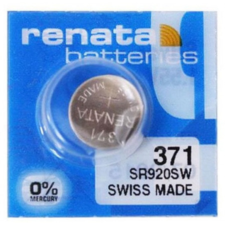 Батарейки-Таблетки Renata 371 / SR920/ 10шт. на блистере