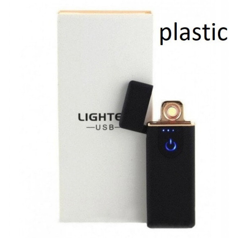Зажигалка USB Lighter, 8070, пластик, разные цвета