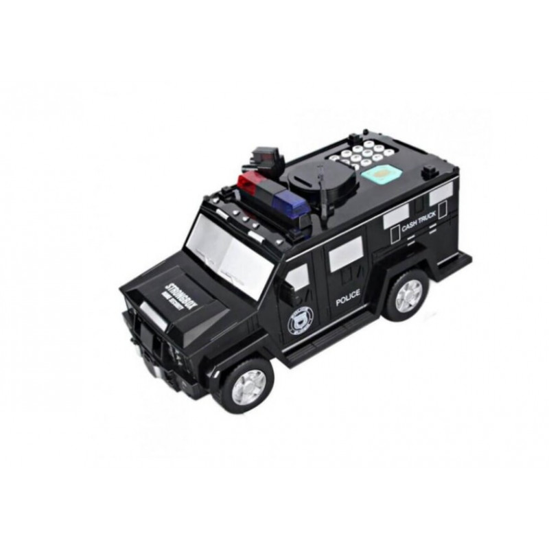 Детская копилка сейф машина полицейская Hummer Cach Truck / 6688-19