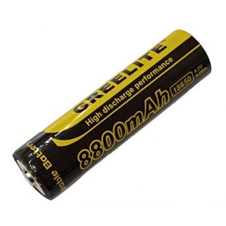 Акумулятор GREELITE 18650 Li-ion 8800mAh 4.2V 34г. (реальна ємність менше) / 4454
