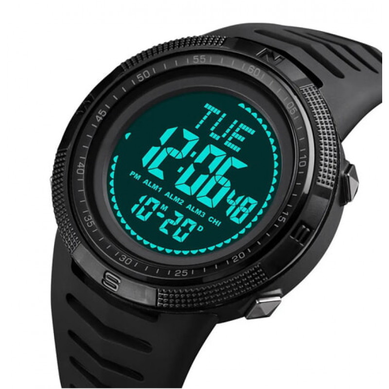 Часы наручные SKMEI 2147BKBK, BLACK-BLACK, Compass, 10321