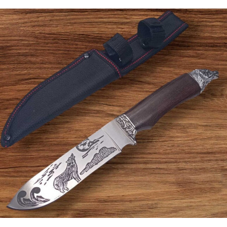 Нож охотничий Медведь FB 1530 / 29см / 14см