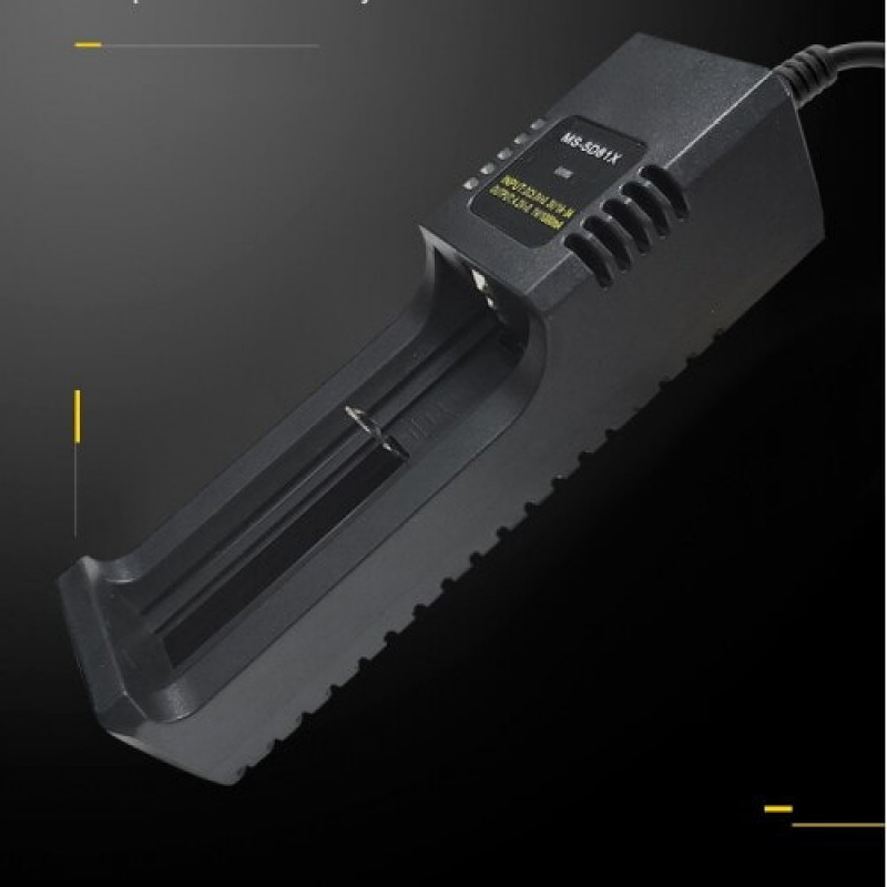 Зарядное устройство для аккумуляторов 1x18650 и др./ от USB / Li-ion Charger MS-5D81X,