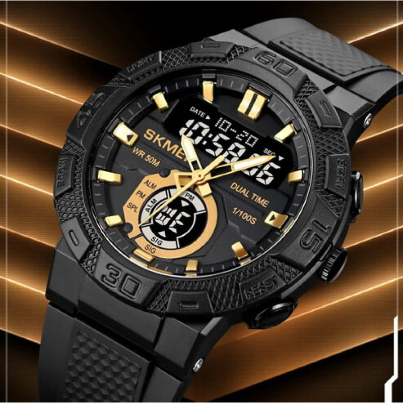 Часы наручные SKMEI 1881GDBK, GOLD-BLACK, 10276
