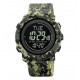 Часы наручные SKMEI 2095CMGN, ARMY GREEN CAMOUFLAGE, Compass, 10307