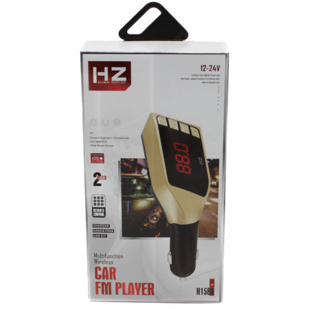 FM Модулятор для Авто HZ H15BT, Bluetooth, MP3, USB, AUX