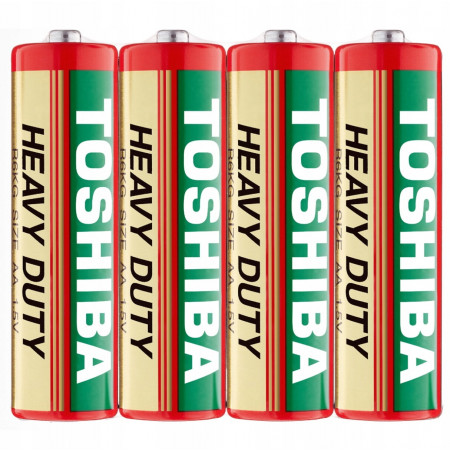 Акумулятор Toshiba R3/AAA, DUTY HEAVY, червоний