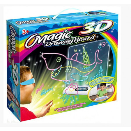 Магическая 3D доска для рисования / magic drawing board 3d / 4150