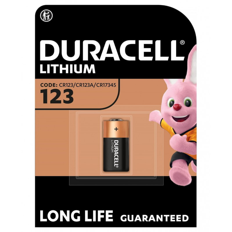 Батарейка Duracell CR123 3V Літієва батарея