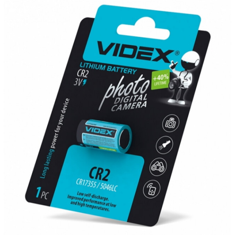 Літієва батарейка Videx CR2
