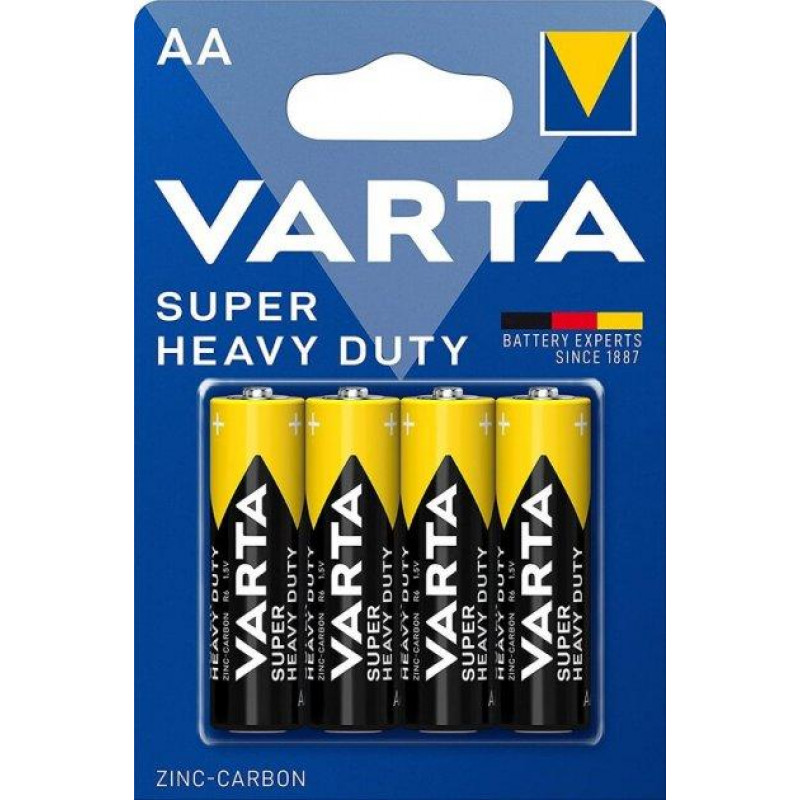 Батарейка Varta R6/AA /Super Heavy Duty / Блістер