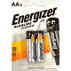 Батарейка Energizer LR6/AA Alkaline / блистр 4шт