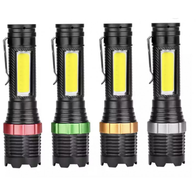 Ручний ліхтар Police BL-659, XPE, зум, microusb
