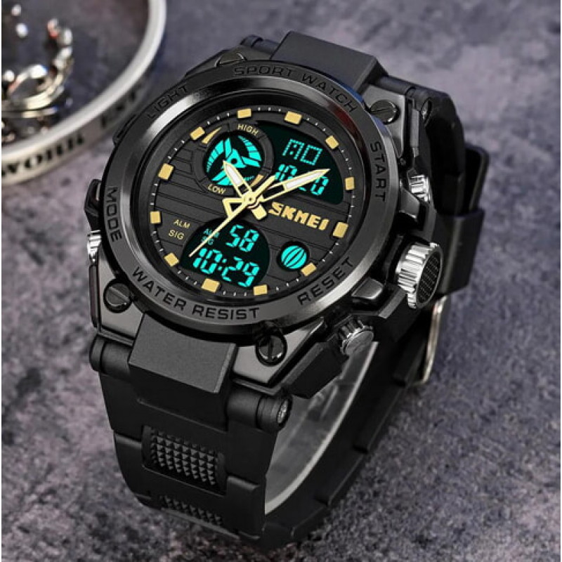 Часы наручные SKMEI 2031BKGD, BLACK/GOLD, 10290
