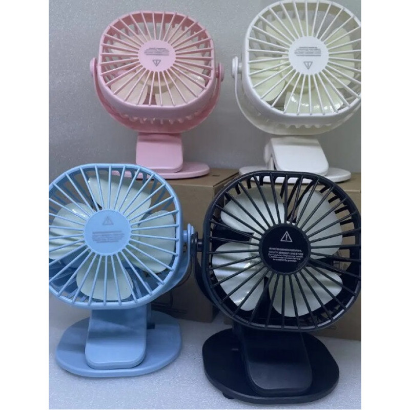 Вентилятор настольный USB SS-13 / Mini Fan XH-09/ аккум. на прищепке(WX6507)