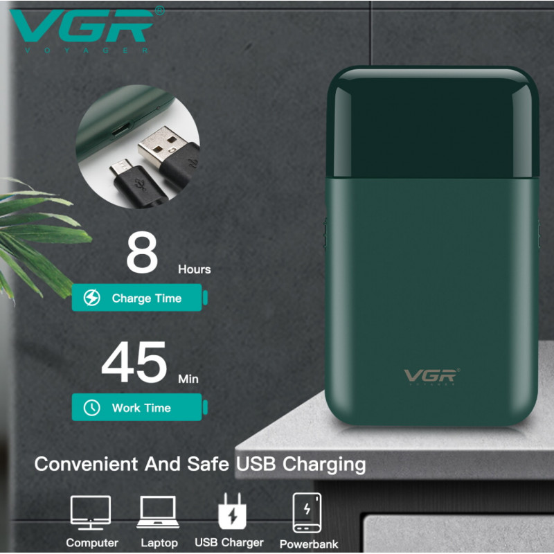 Електробритва VGR V-390 Green