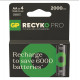 Акумулятор GP Recyko Pro 2000mAh Eco, Ni-MH AA, 1.2V, 2.4A, LSD70-5, коробка 4 шт.