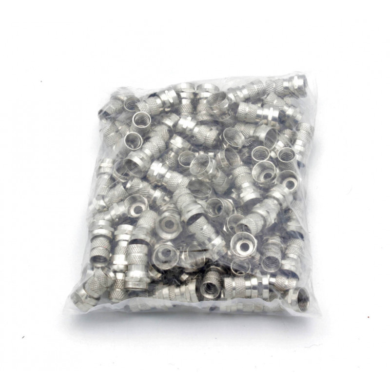 Штекер F роз'єм RG-6 (size 18mm) цинк