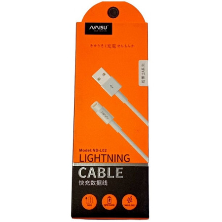 Кабель USB Naisu NS-L02 Lightning iPhone