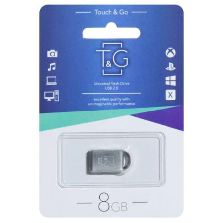 USB флеш накопитель T&G метал серия 8GB/ TG107 (Гарантия 3года)