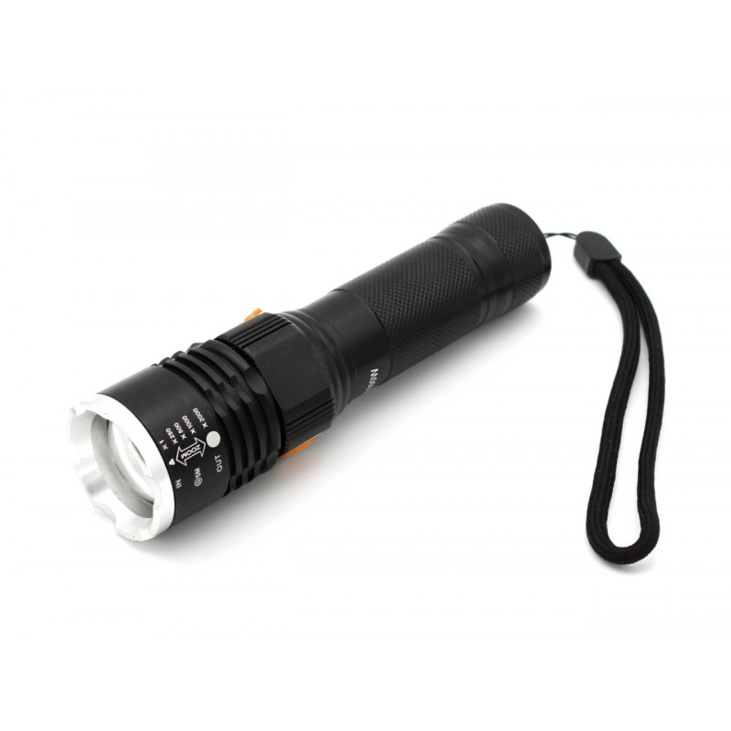 Ручний ліхтар Police RB233, Li-ion 18650, 1×T6, microUSB, 10000W