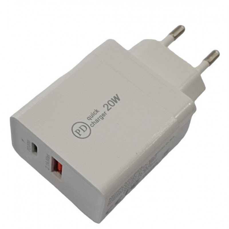 СЗУ PD Super Charging USB x 1 PD x 1 QC3.0 20W/ 889/ 6924
