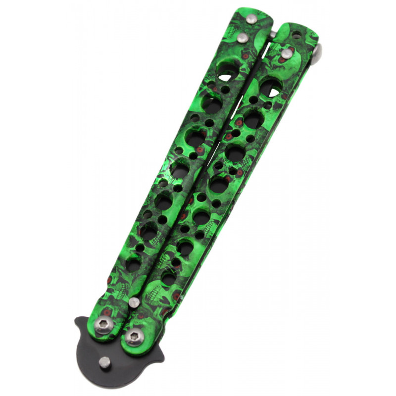 Нож бабочка Тренировочная Skall 301-4 Green