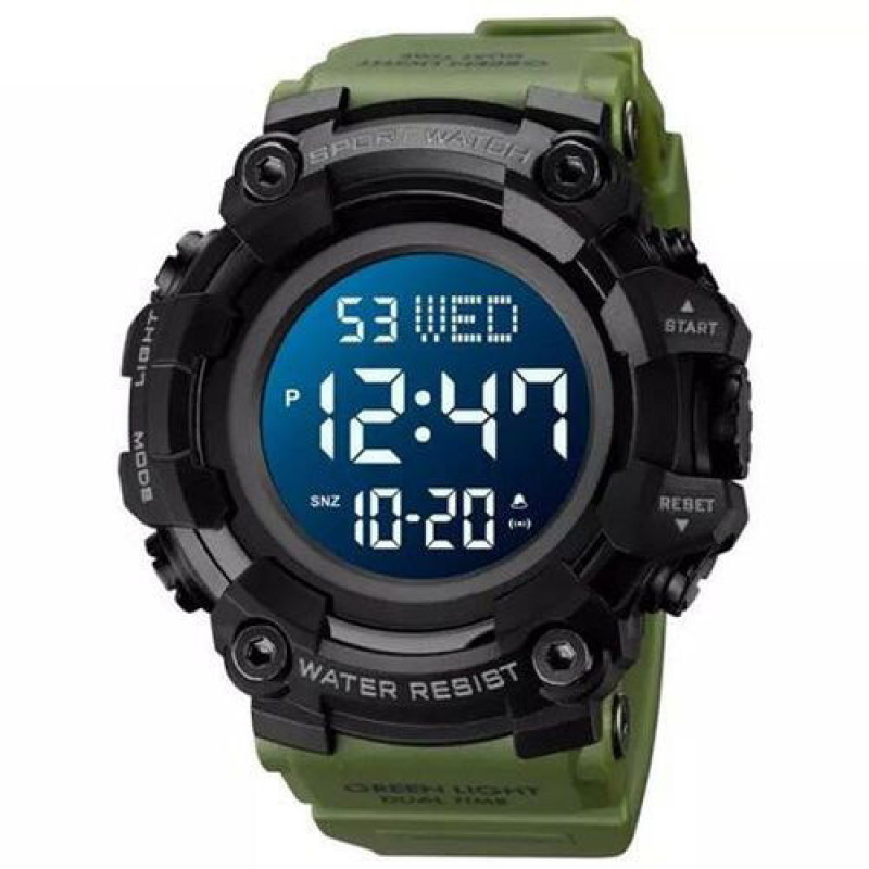 Часы наручные SKMEI 1968AG, ARMY GREEN, 9299