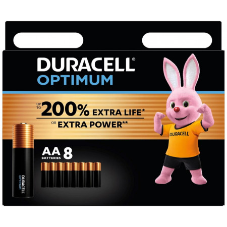 Батарейка Duracell Optimum LR6/AA 8шт