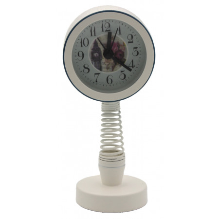 Часы Будильник Quartz 6301 White