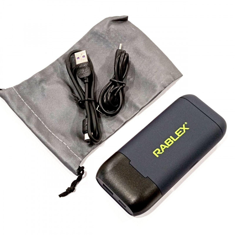 Зарядний пристрій Rablex RB410 з функцією Power Bank / 18650 / екран / type-c