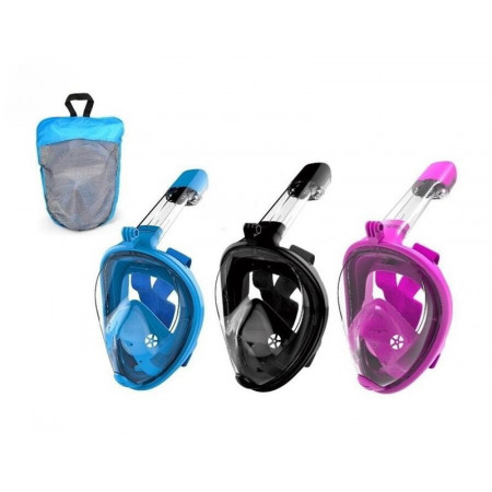 Полнолицева маска для плавання Free Breath ниряння снорклінга swiming mask 5460