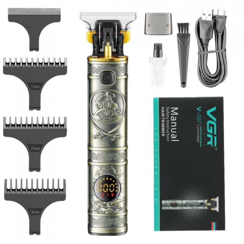 Триммер бороды и усов VGR V-097 Platinum