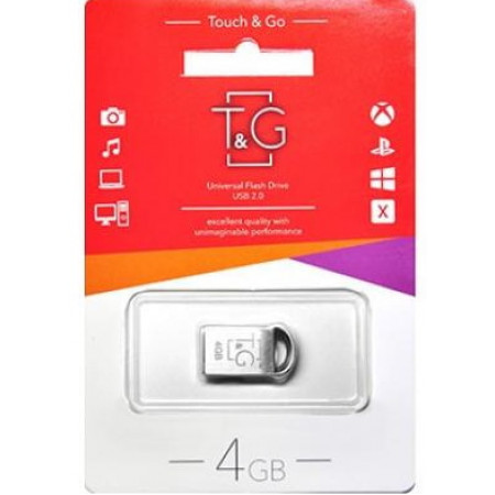 USB флеш накопитель T&G метал серия 4GB/ TG107 (Гарантия 3года)