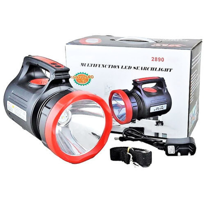 Ручний ліхтар Yajia YJ-2890 SYK, Акк., 1-20W LED+22LED, РАДІО, microsd, USB, MP3, Powerbank