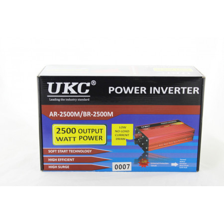 Інвертор перетворювач UKC AC/DC AR 2500W 24V, 4820