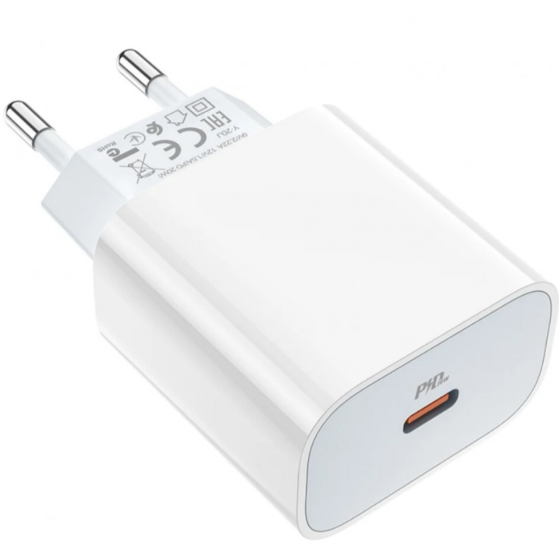 СЗУ Мережева Зарядна Устрій BOROFONE BA38A Plus, USB-C