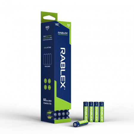 Батарейка Rablex LR3 AAA Super Power Alkaline (60шт в пачке)