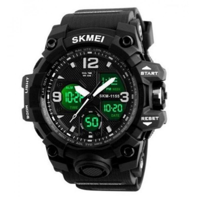 Часы наручные SKMEI 1155BBK, BLACK, 6025
