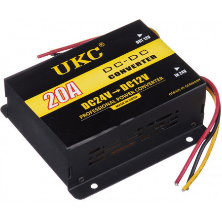 Перетворювач UKC DC/DC 24v-12v 20A / 3387