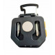 Ліхтар для кемпінгу LL-201, RB438, білий, жовтий, червоний, type-c, індикатор, магніт, карабін, запальничка
