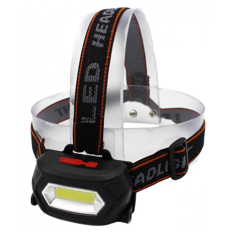 Налобный фонарь Bailong BL-203, LED+COB, аккумулятор, micro USB, 7568