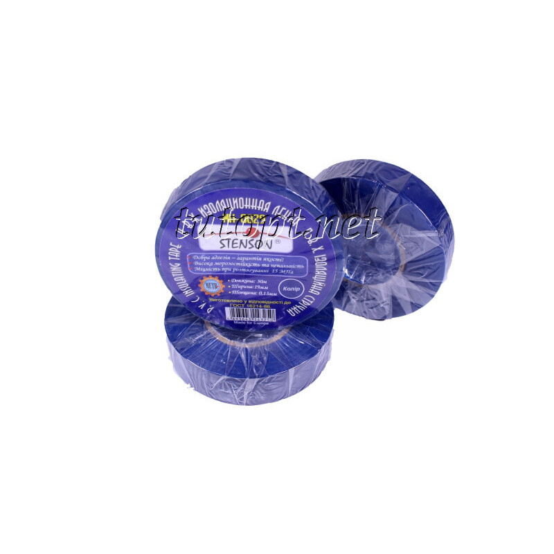 Изолента STENSON стенсон 30м синяя MH-0029