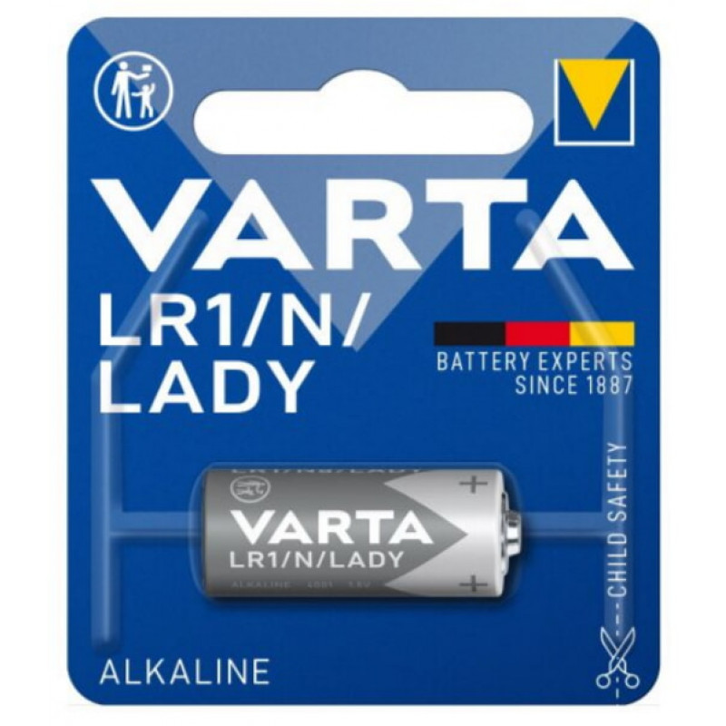 Батарейка Varta LR1, 1.5V, MN9100 Алюмінієва