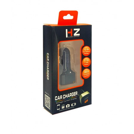 АЗУ USB x 2 + вольтметр HZ HC-1/ 3101