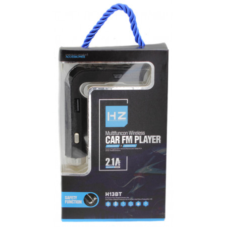FM Модулятор для Авто HZ H13BT, Bluetooth, MP3, USB, AUX