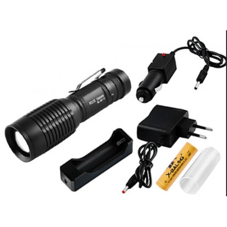 Ручний ліхтар Police BL-T1861,1862, Li-ion 18650, 1хCree XM-L T6, Zoom